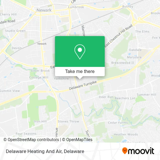 Delaware Heating And Air map