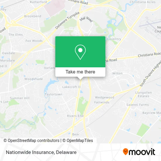 Nationwide Insurance map
