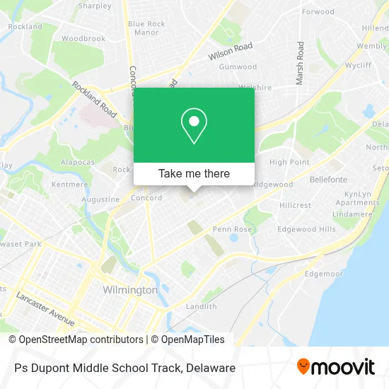 Ps Dupont Middle School Track map