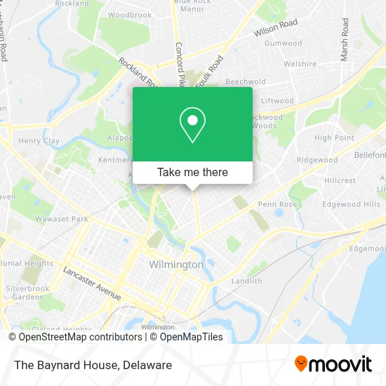 The Baynard House map