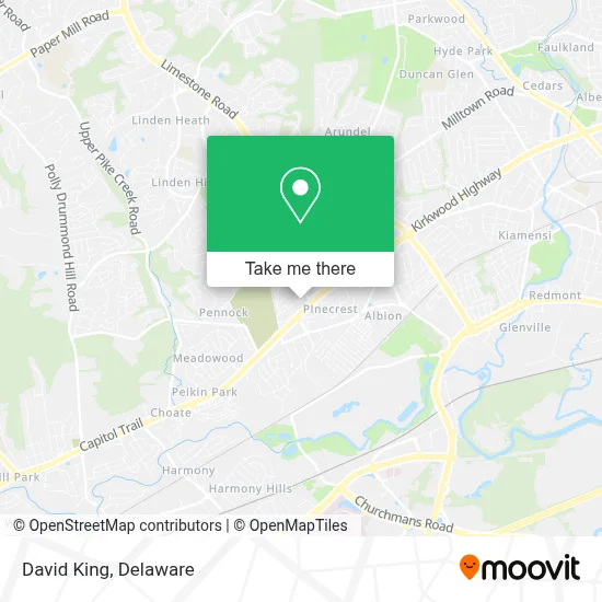 David King map