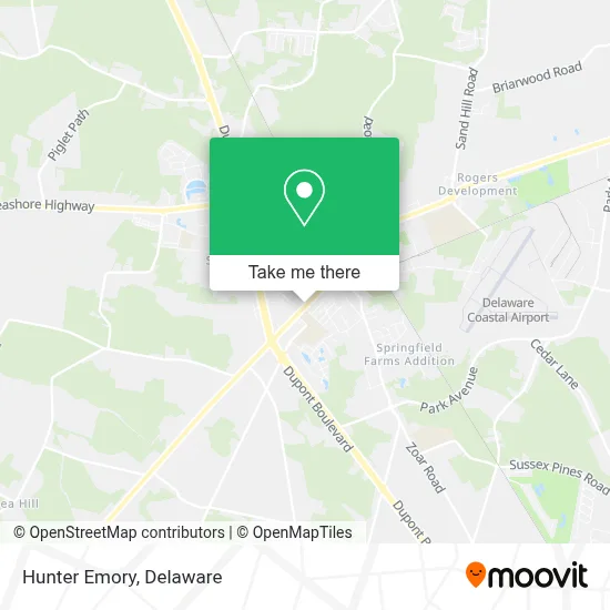 Hunter Emory map
