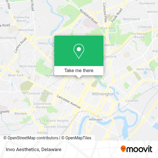Invo Aesthetics map