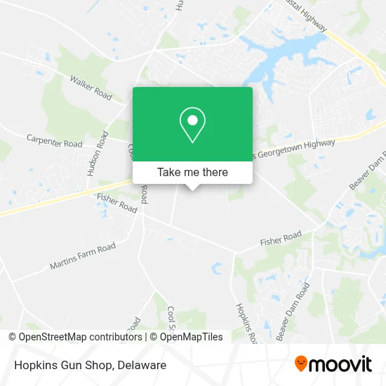 Hopkins Gun Shop map