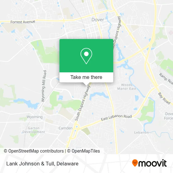 Lank Johnson & Tull map