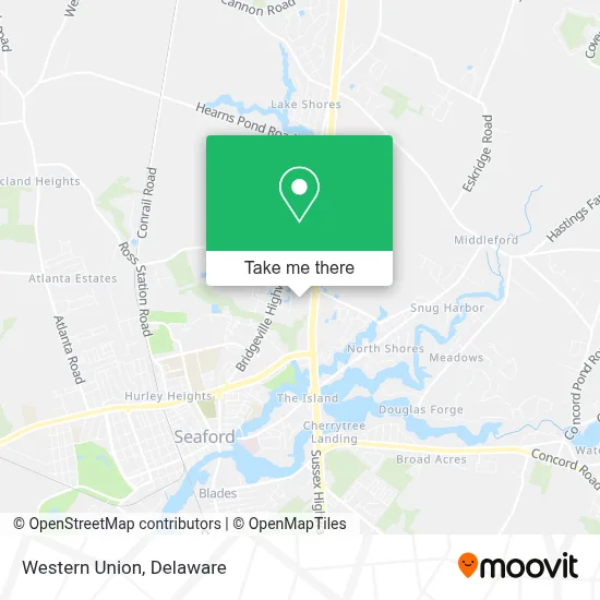 Western Union map