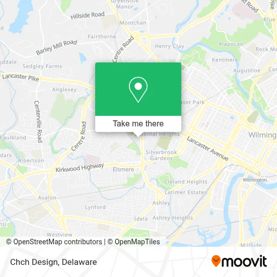 Chch Design map