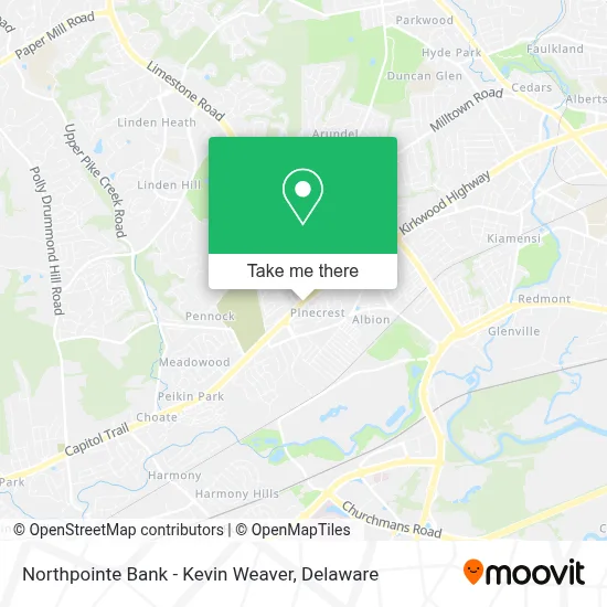 Northpointe Bank - Kevin Weaver map