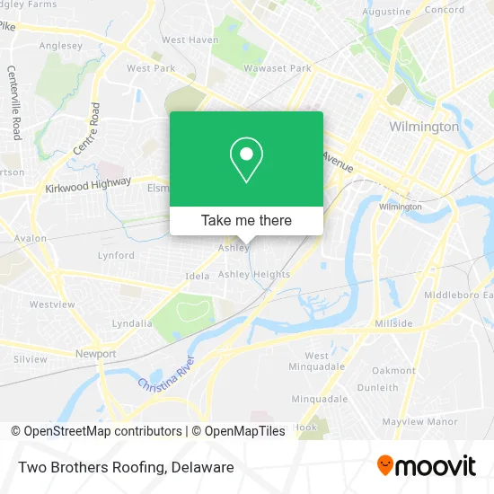Two Brothers Roofing map