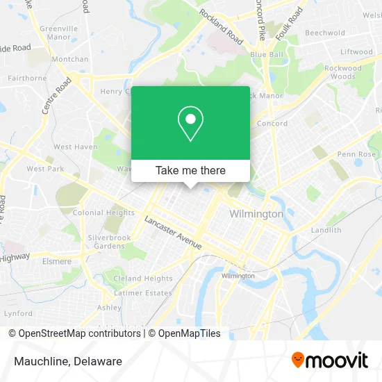 Mauchline map