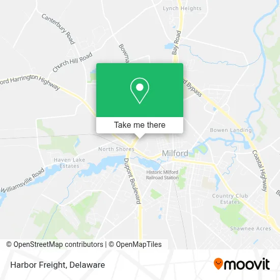 Harbor Freight map