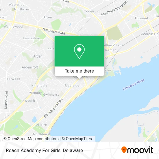 Reach Academy For Girls map