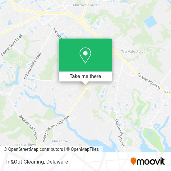 In&Out Cleaning map