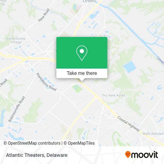 Atlantic Theaters map