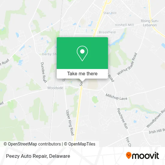 Peezy Auto Repair map