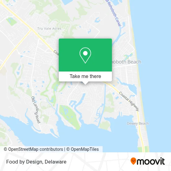 Food by Design map