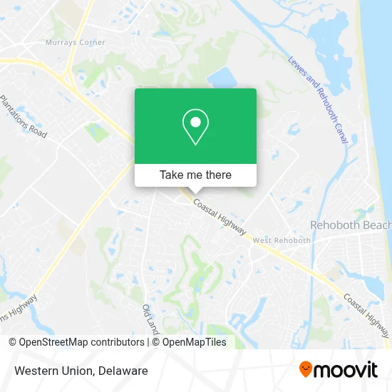 Western Union map