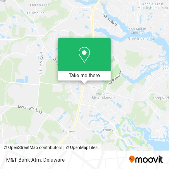 M&T Bank Atm map