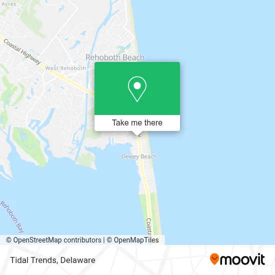 Tidal Trends map