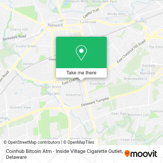 Coinhub Bitcoin Atm - Inside Village Cigarette Outlet map