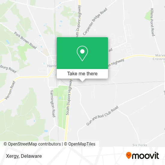 Xergy map