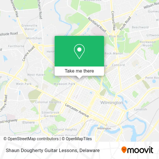 Shaun Dougherty Guitar Lessons map
