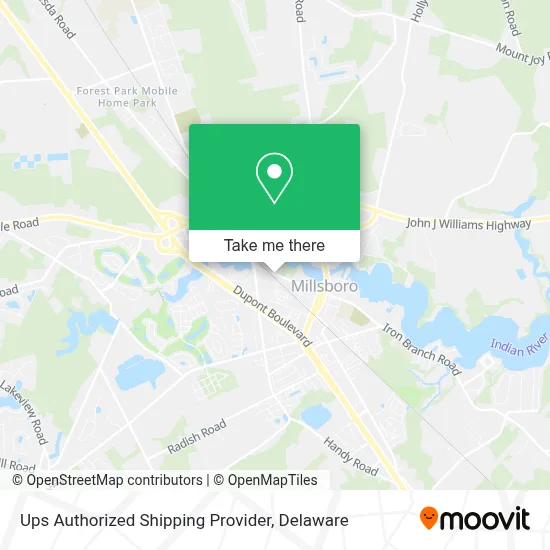Ups Authorized Shipping Provider map