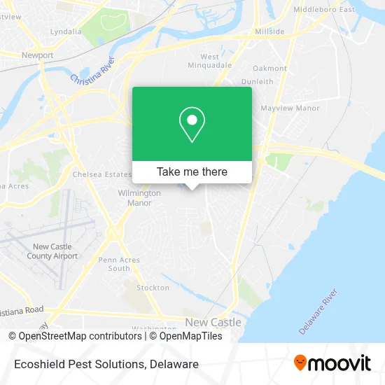 Ecoshield Pest Solutions map