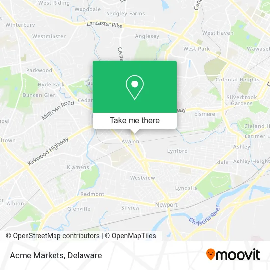 Acme Markets map
