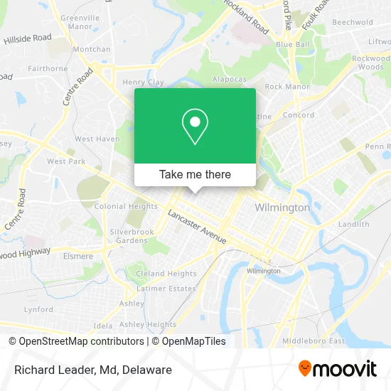 Richard Leader, Md map
