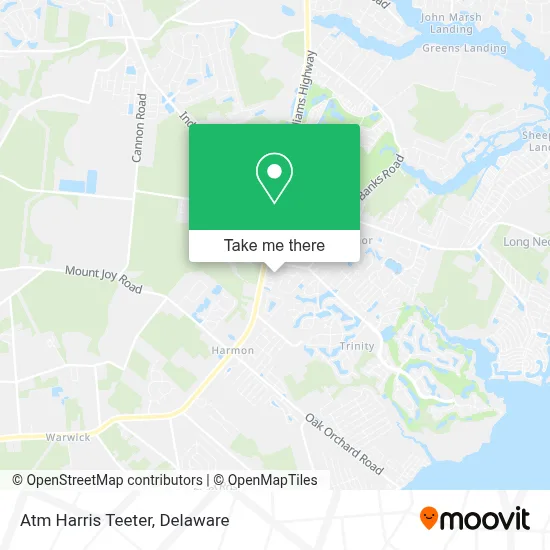 Atm Harris Teeter map