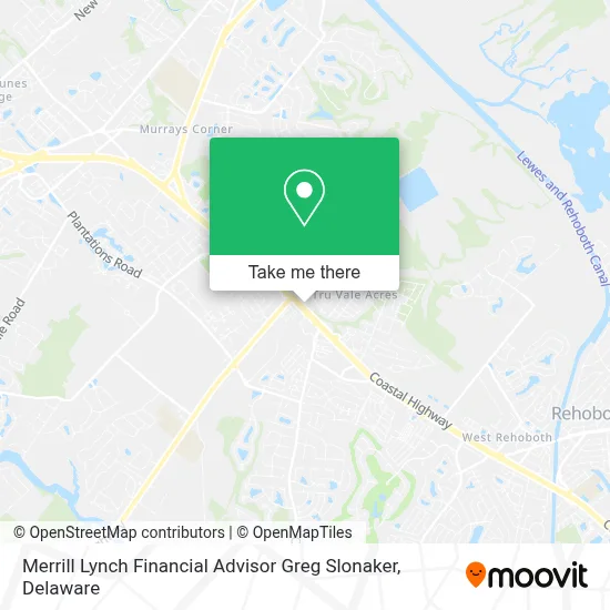 Merrill Lynch Financial Advisor Greg Slonaker map