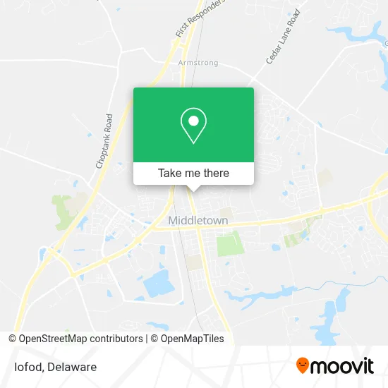 Iofod map