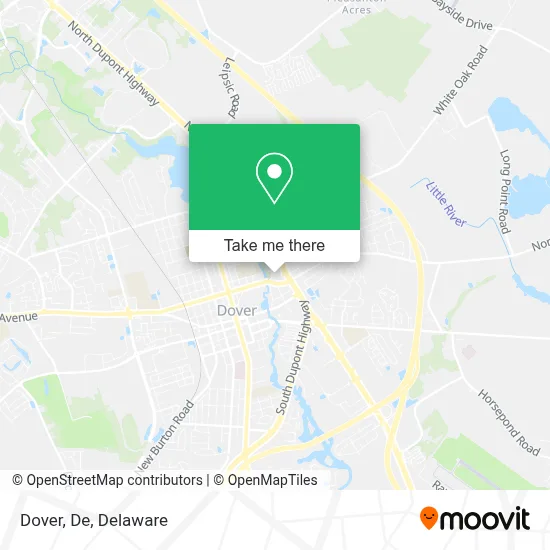 Dover, De map