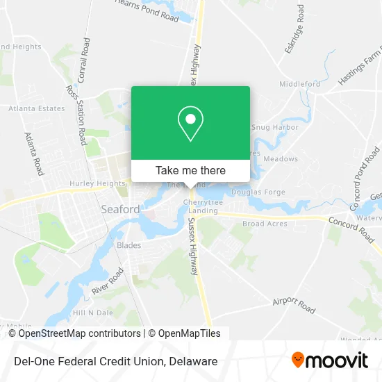 Del-One Federal Credit Union map