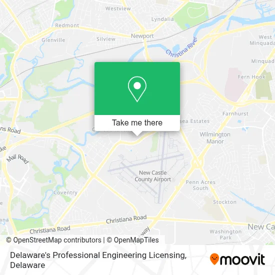 Delaware's Professional Engineering Licensing map
