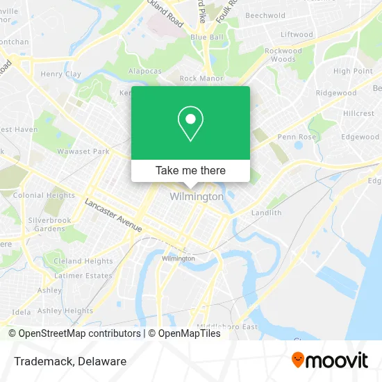 Trademack map