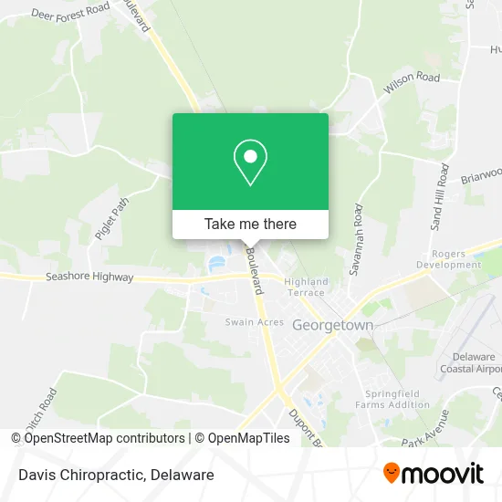 Davis Chiropractic map