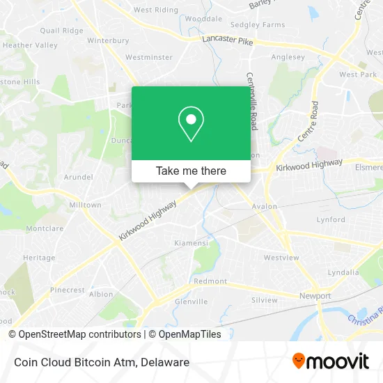 Coin Cloud Bitcoin Atm map