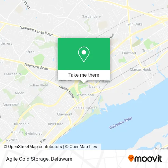 Agile Cold Storage map
