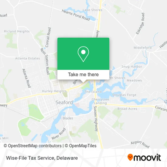Wise-File Tax Service map