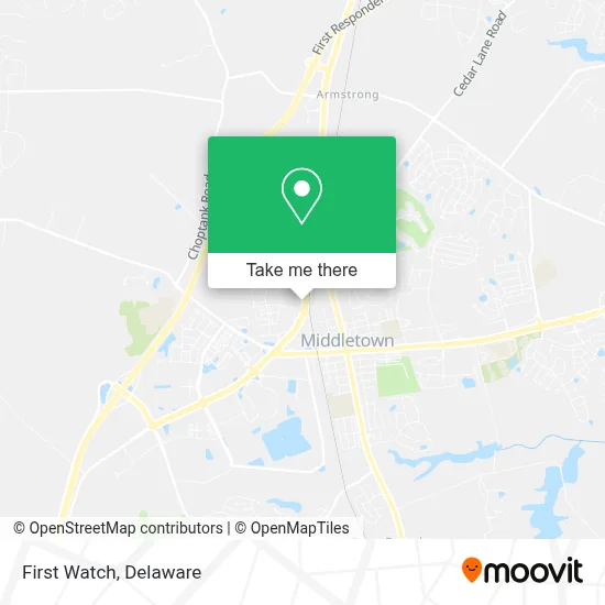 First Watch map