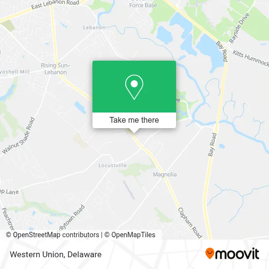 Western Union map