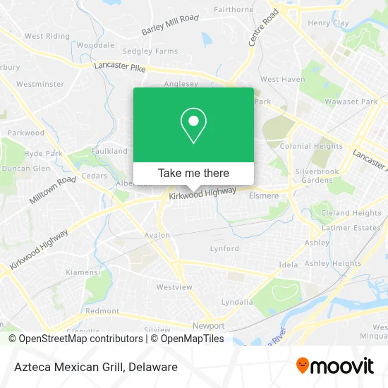 Azteca Mexican Grill map
