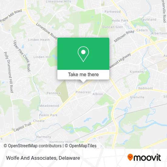Wolfe And Associates map
