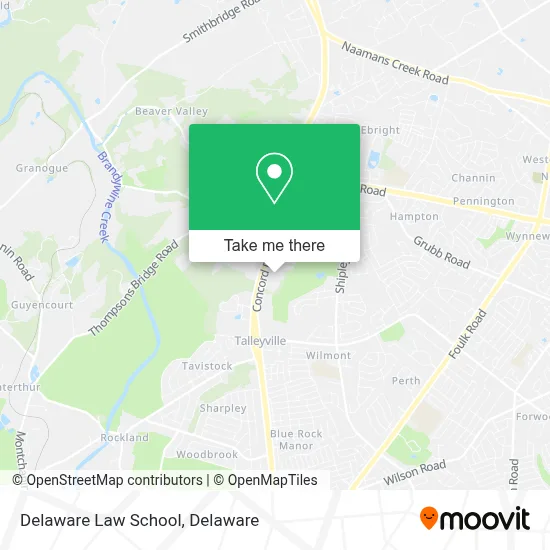 Delaware Law School map