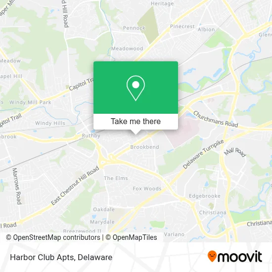 Harbor Club Apts map