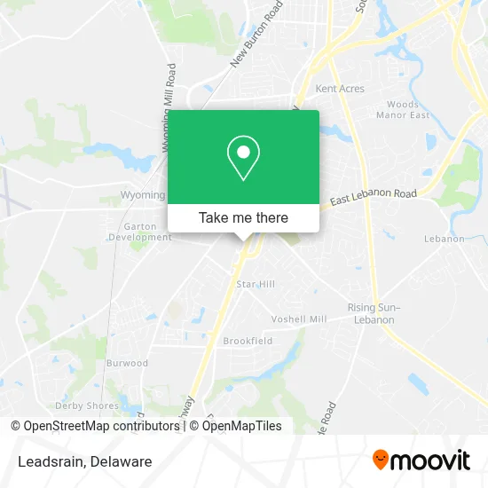 Leadsrain map