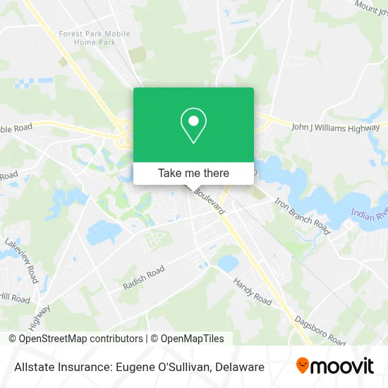 Allstate Insurance: Eugene O'Sullivan map