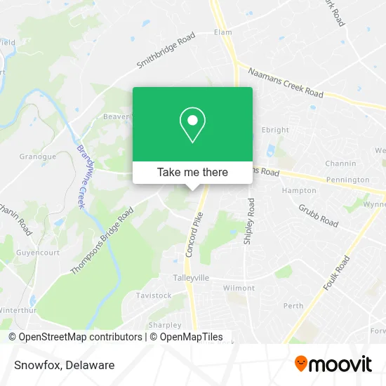 Snowfox map